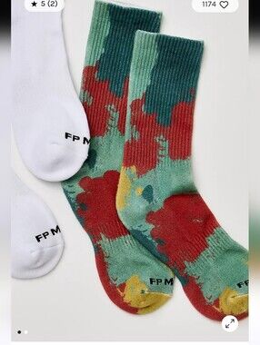 Free People ActivewearWorkout GearSocksTrail Away Sock Pack 2 Packs NEW